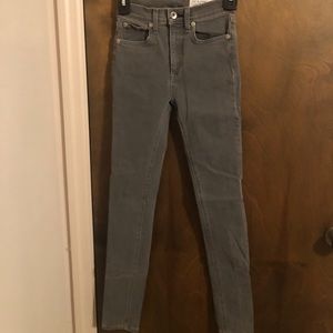 High waisted Rag & Bone skinny jeans